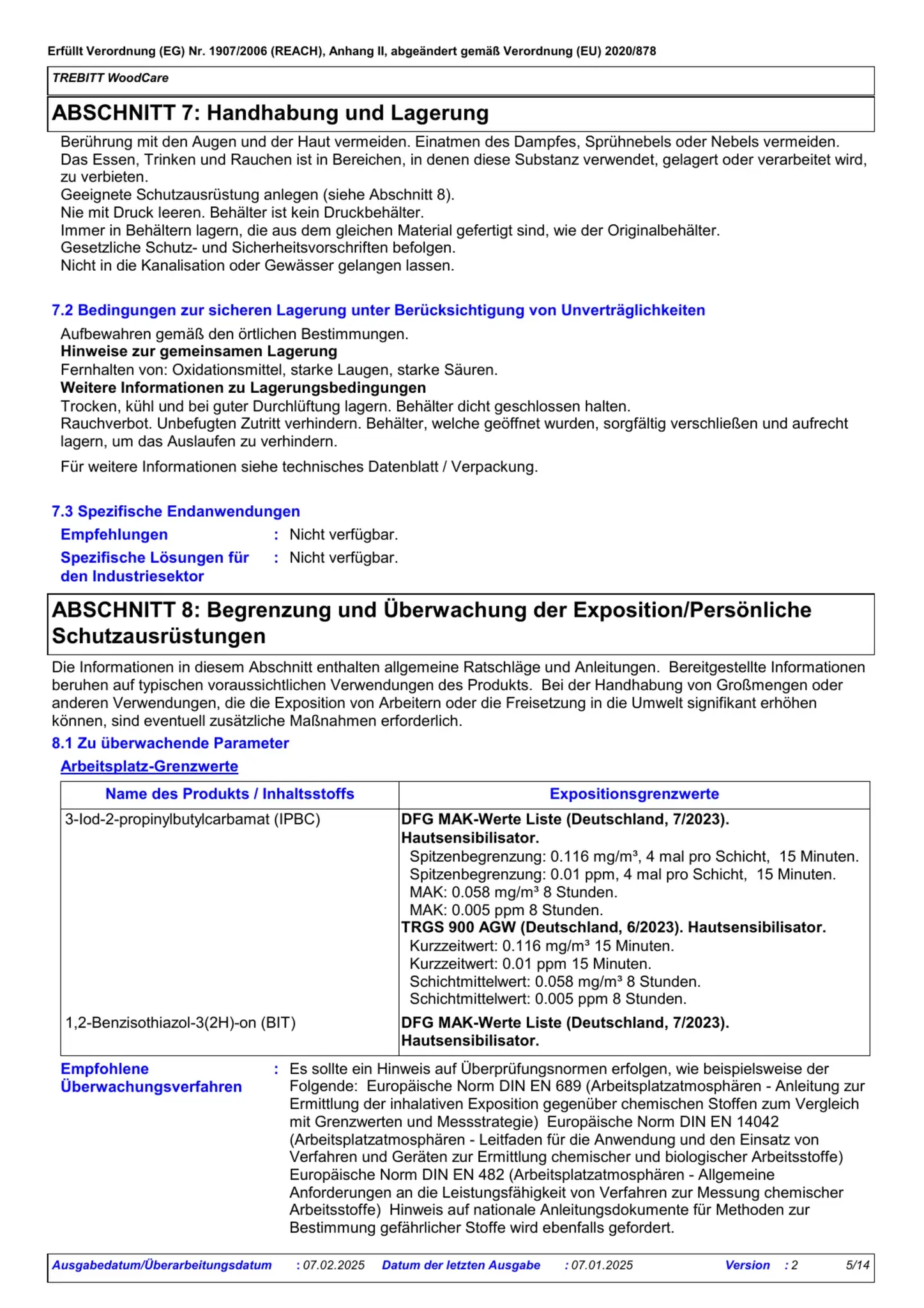 Sicherheitsdatenblatt Jotun Trebitt Woodcare Seite 5