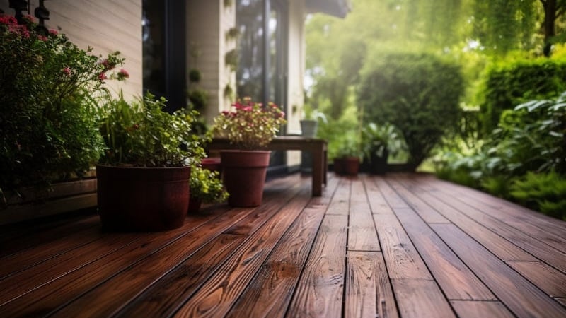 Holzterrasse streichen: für einen schönen Sommer