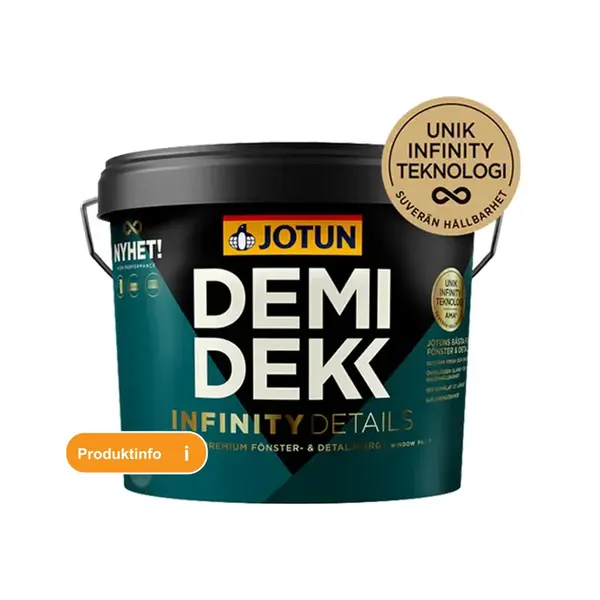 Jotun Demidekk Infinity Details Gebinde, deckende Farbe für Fenster und Türen