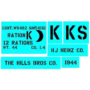 Stencil K Ration Crate