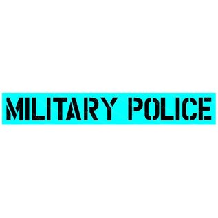 Stencils & Stickers Mlitary police stencil for under windscreen 4" x 36"