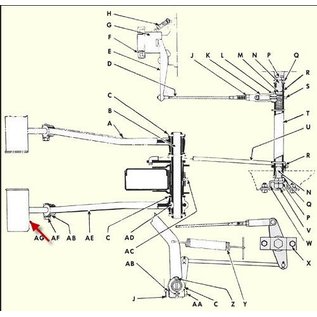 Willys MB Clutch Pedal MB