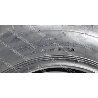 Willys MB Deestone Tire 600 x 16 Military