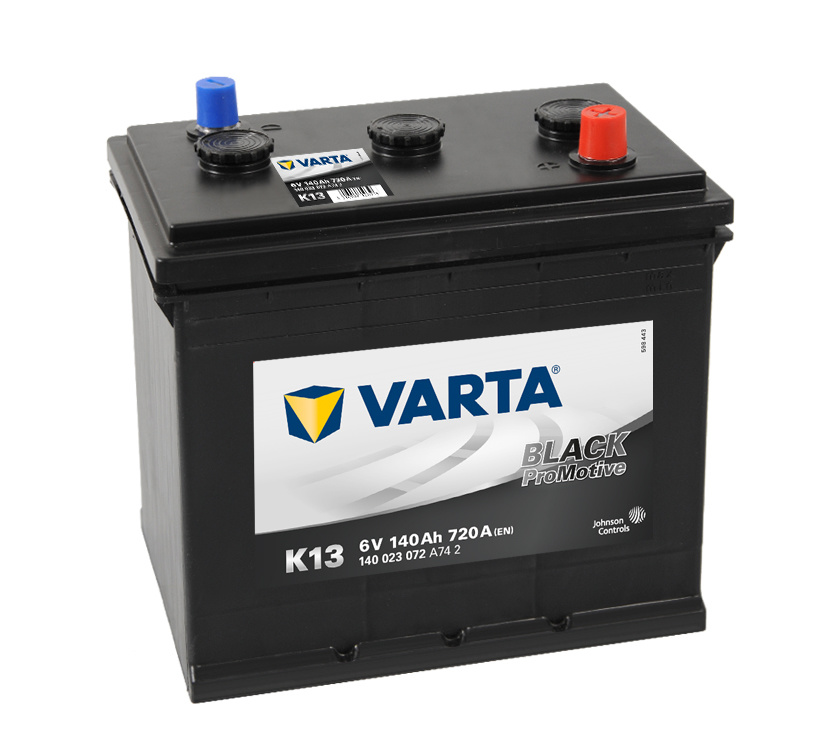Battery Battery 6 Volt Varta K13 140Ah - Jemax-Jeepparts