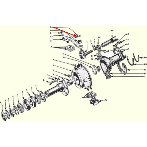 Willys MB T-Pin