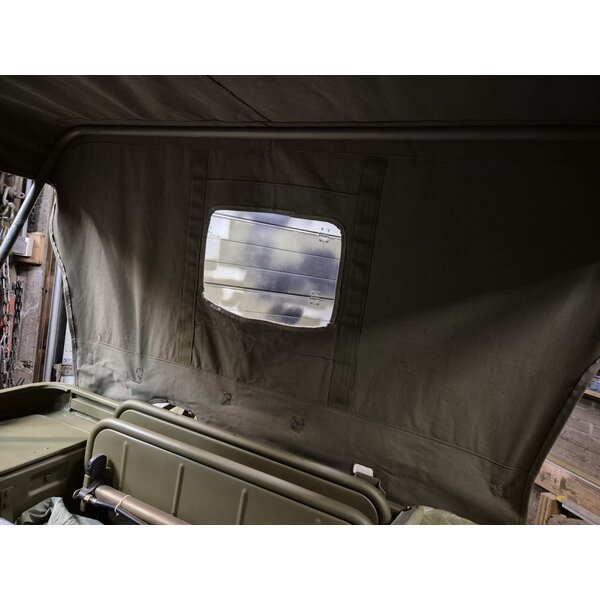 Willys MB WWII MB/GPW Summer Top 1942–1945 – Correct Wartime Style Eyelets – With  Markings