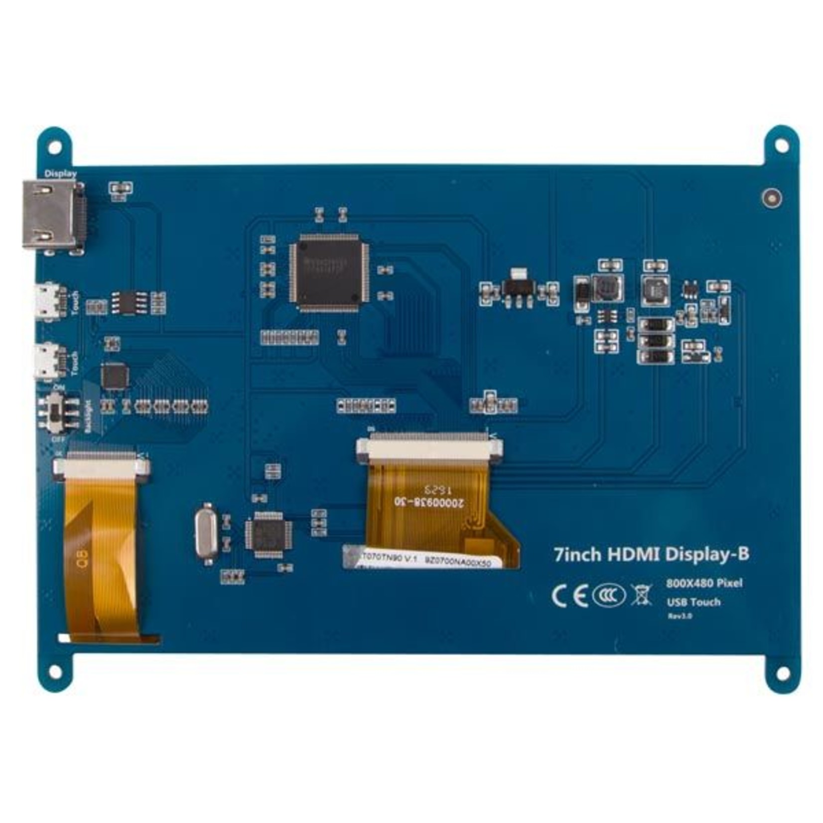 Velleman Écran tactile HDMI-B pour Raspberry PI® - 7 "- 800 x 480