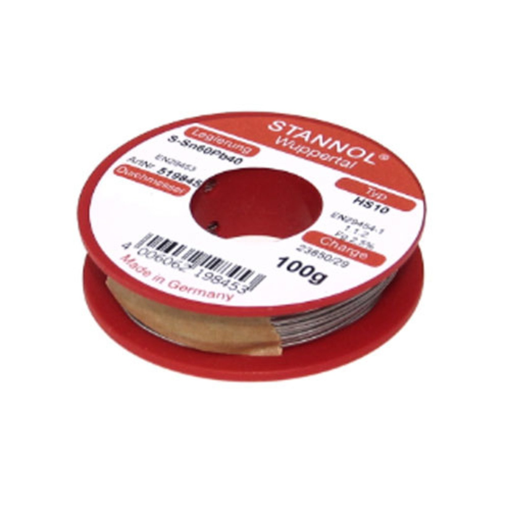 Stannol Solder wire HS10 60/40 1mm 100gr