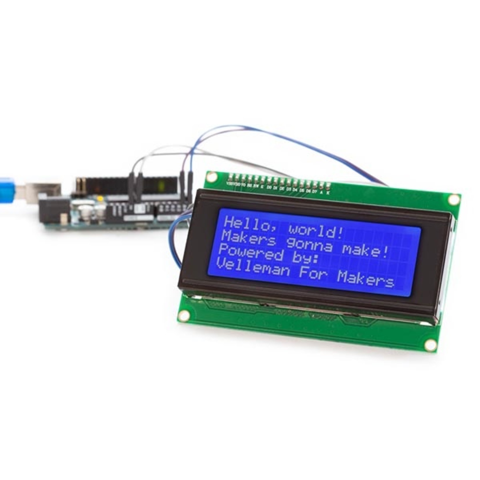 Velleman I²C 20x4 BLUE LCD MODULE