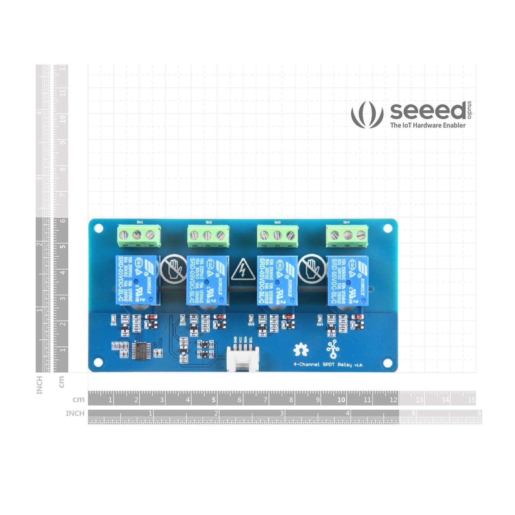 Seeed Grove - 4-Channel SPDT Relay