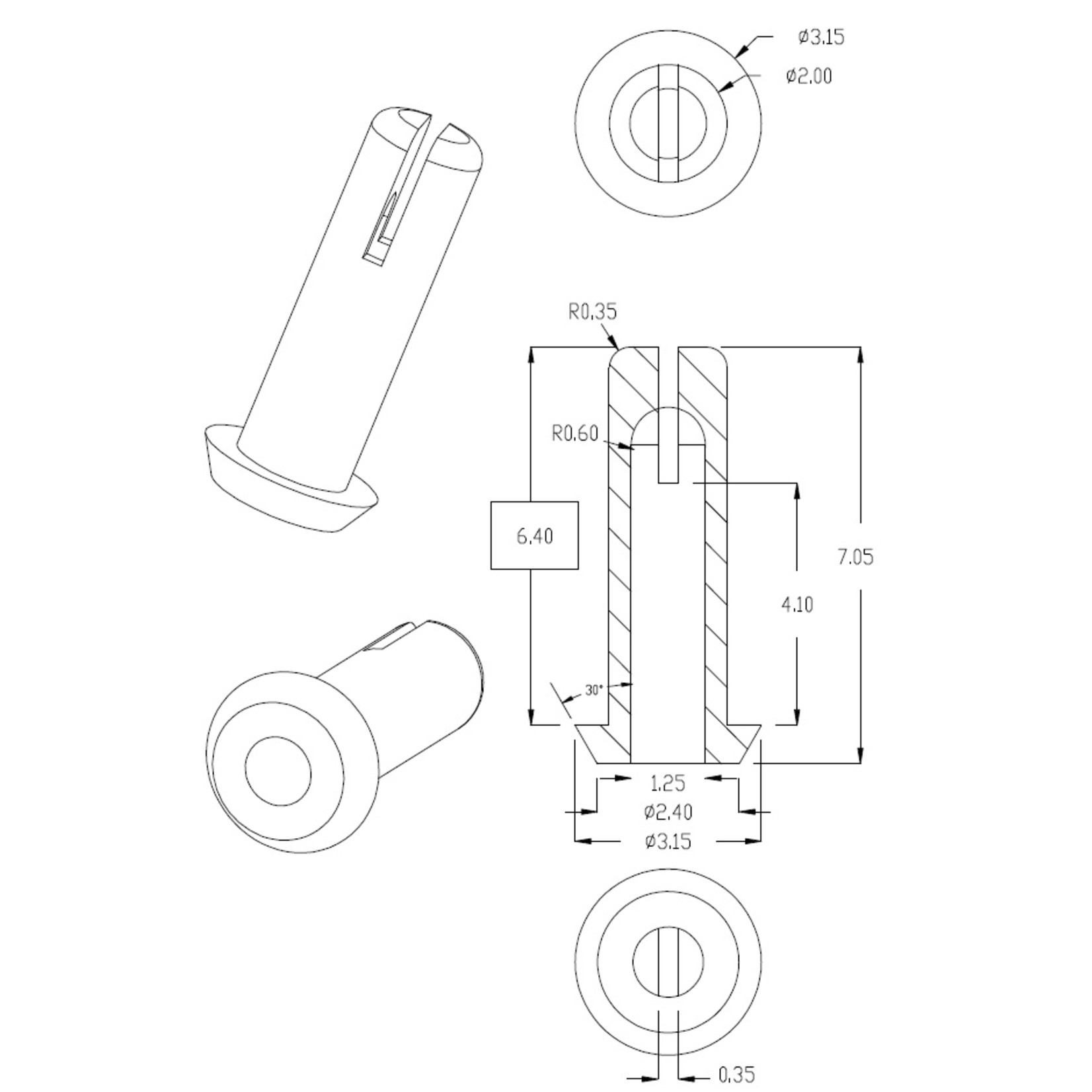 Seeed Grove - Rivet Pack (30 PCS)