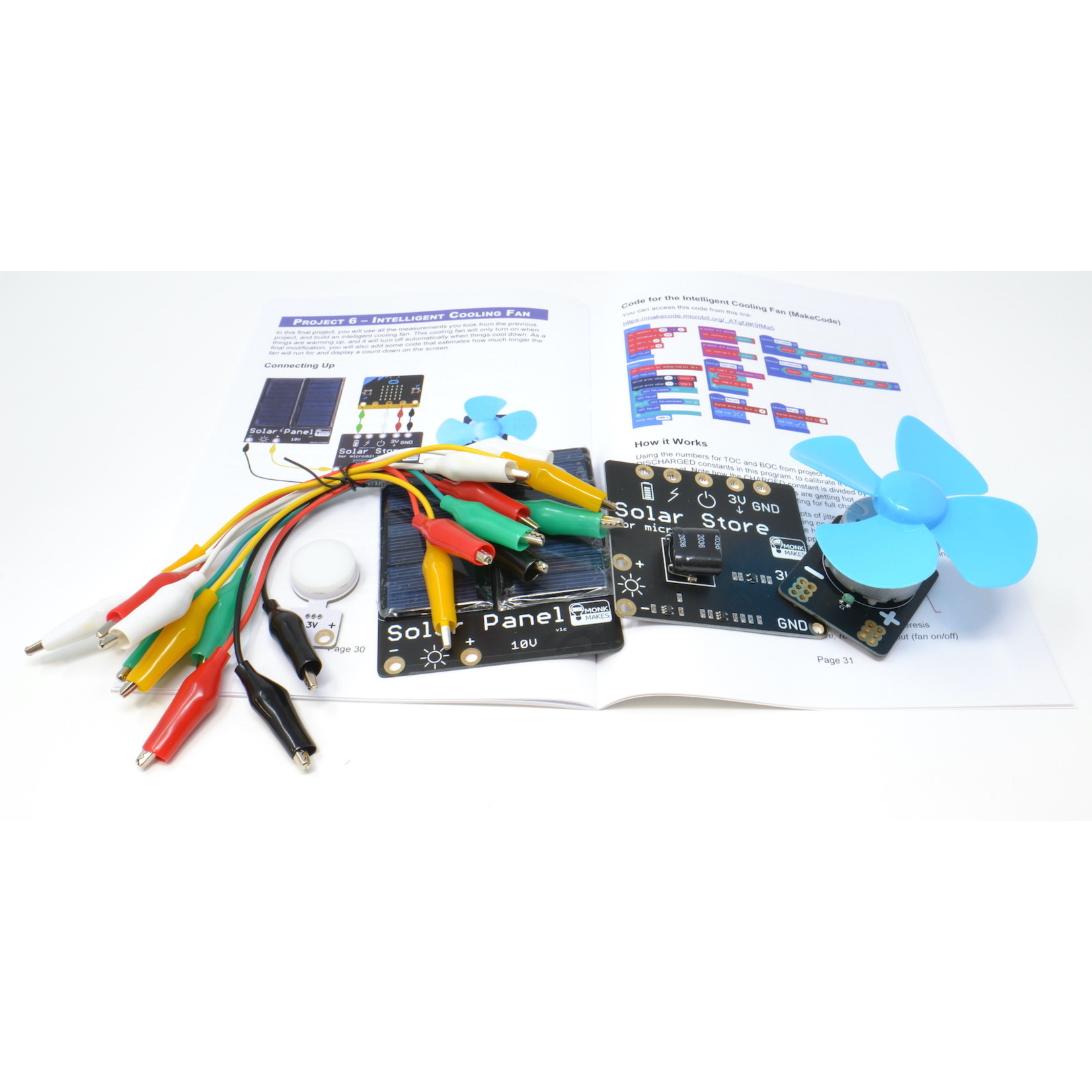 MonkMakes Kit pour micro:bit  pour expérimenter avec l'énergie solaire