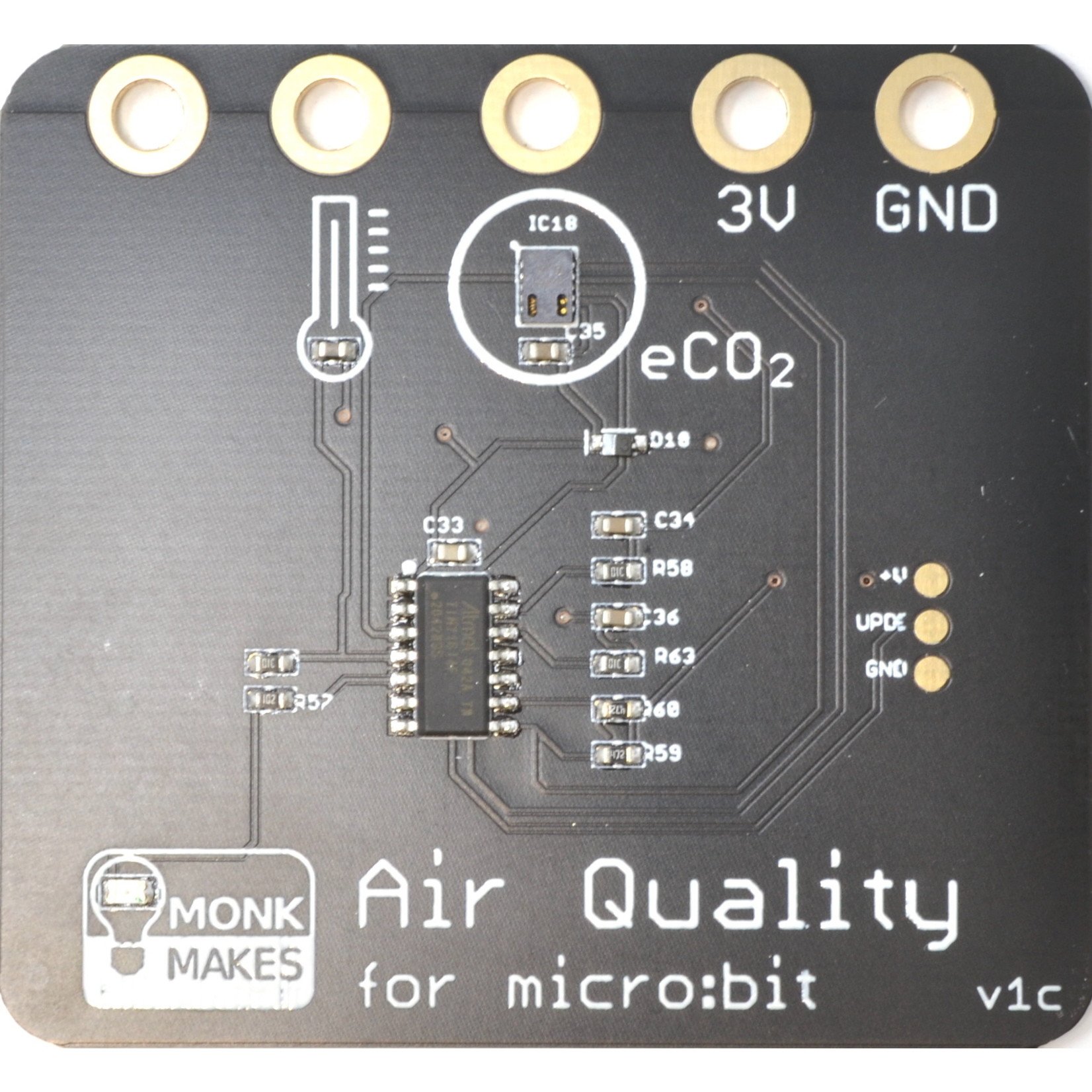 MonkMakes Luchtkwaliteit kit micro:bit