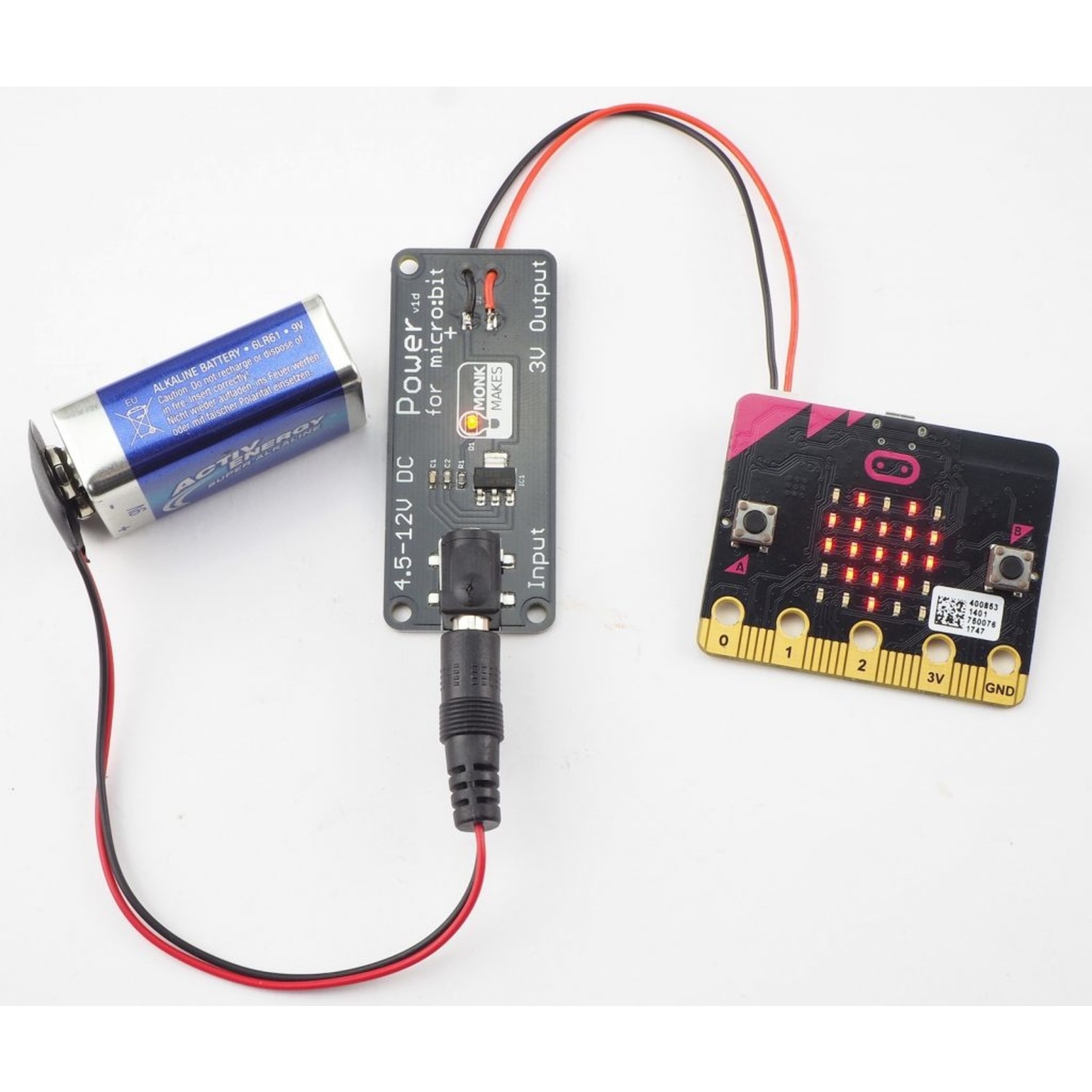 MonkMakes Voeding voor micro:bit