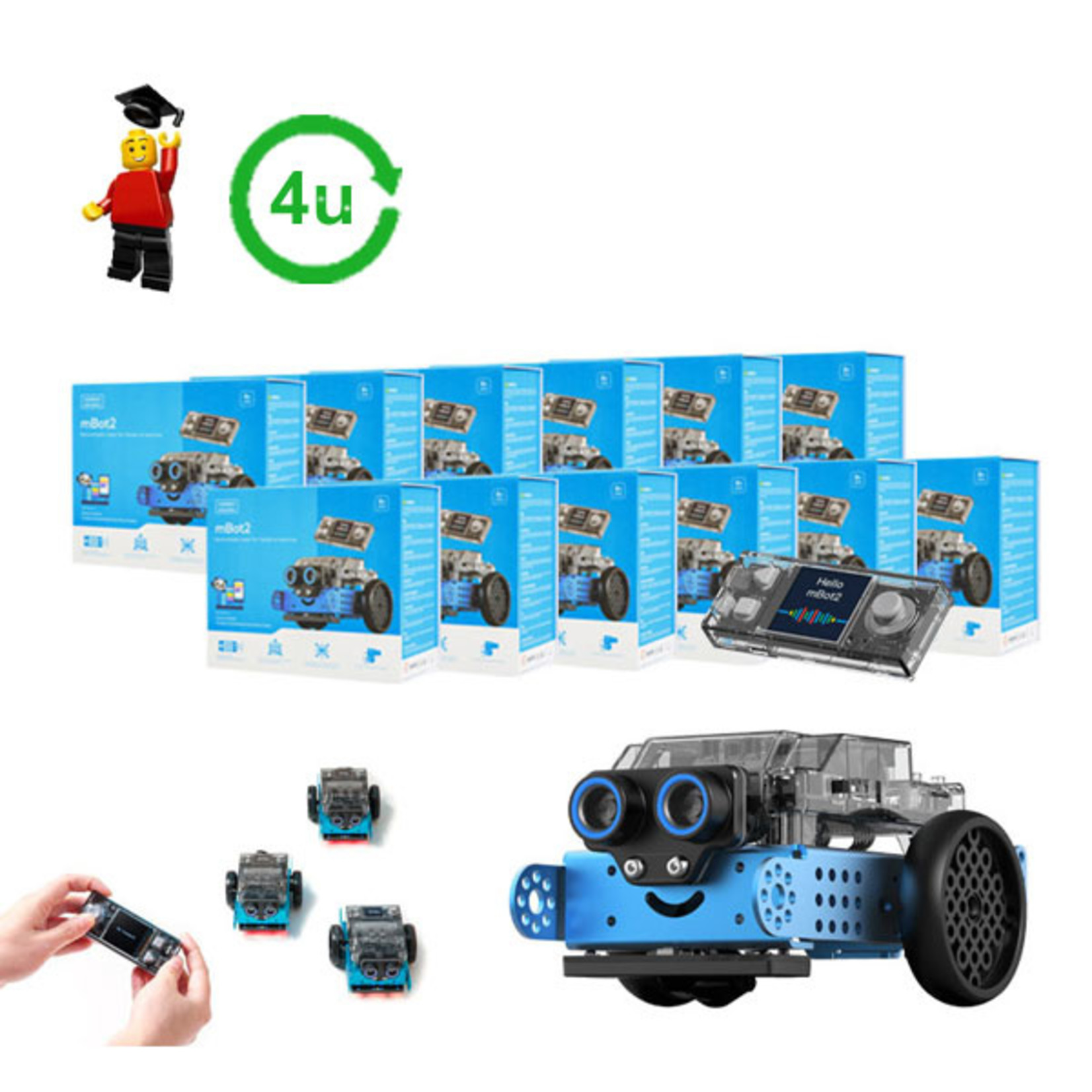 makeblock mBot2 class pack (12 pieces) + training