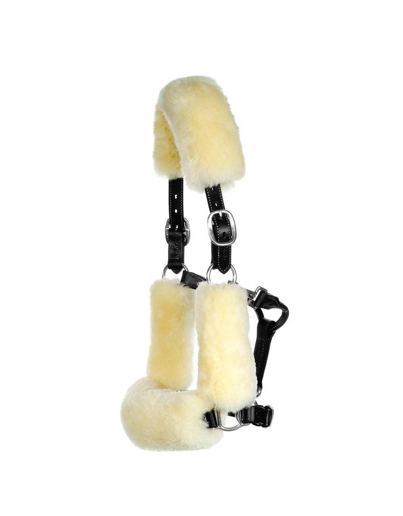 KM Elite Products Sheepskin headstall set