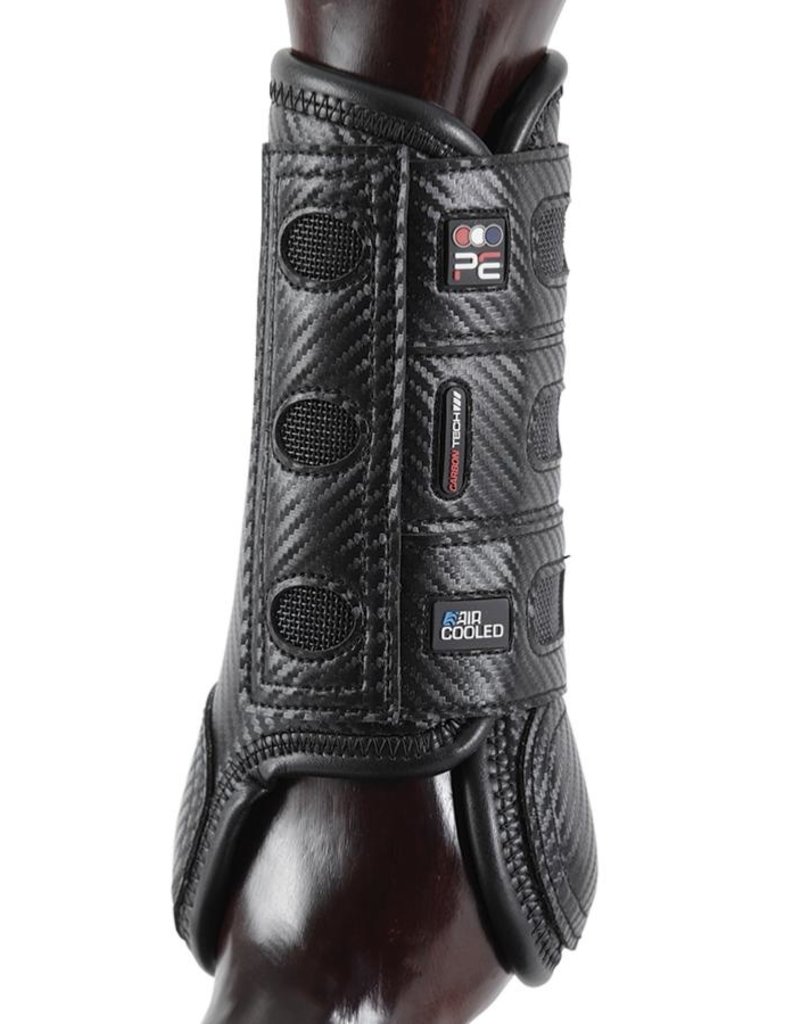 Premier Equine Carbon tech aircooled eventing boots front