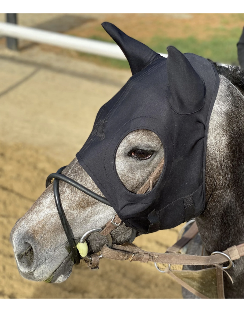 Fenwick Equestrian Liquid Titanium masker met geluiddempende oren