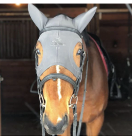 Fenwick Equestrian Liquid Titanium Mask with ears - Grey Special Edition