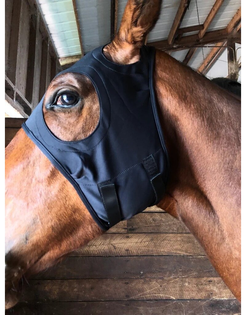 Fenwick Equestrian Fenwick Liquid Titanium masker met velcro sluiting