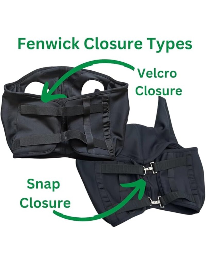 Fenwick Equestrian Fenwick Liquid Titanium mask with ears and velcro closing
