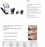 BG-01 Gants de vélo, isolants légers et performants, noir
