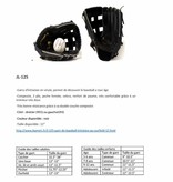 JL-125 gant de baseball initiation PU outfield 12', noir