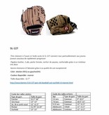 SL-127 gant de baseball cuir outfield 13", marron