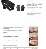 RBG-01 gant de football américain, noir