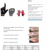 FRG-02 gants de football américain de receveur, Noir
