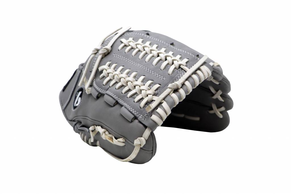 FL-120 gant de baseball cuir haute qualité infield/outfield/pitcher 12", gris clair