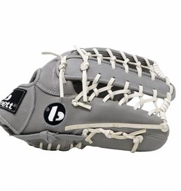 FL-127" gant de baseball cuir haute qualité infield/outfield/pitcher, gris clair