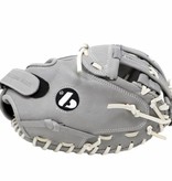 FL-201" gant de baseball cuir haute qualité catcher, gris clair