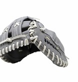 FL-201" gant de baseball cuir haute qualité catcher, gris clair