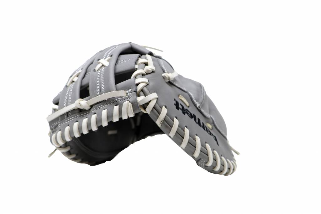 FL-201" gant de baseball cuir haute qualité catcher, gris clair