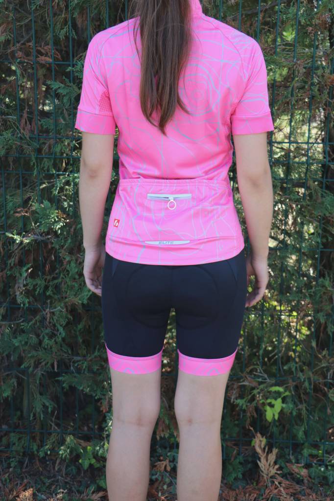 Textile Vélo - Cuissard noir et rose