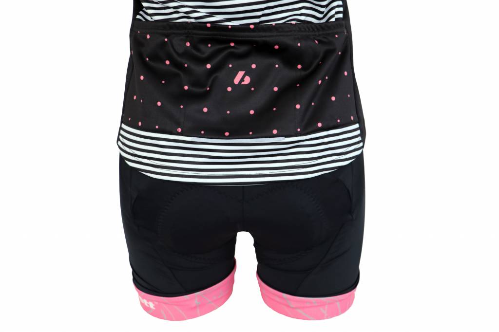 Textile Vélo - Veste manches longues, coupe-vent NOIRE ET ROSE