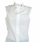 Textile Vélo - Gilet coupe-vent sans manches blanc