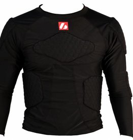 FS-08 Maillot manches longues de compression, 5 pièces intégrées, football américain