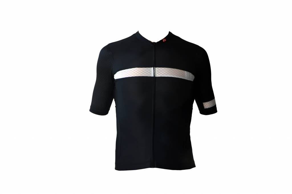 Textile Vélo - Maillot manches courtes noir et blanc