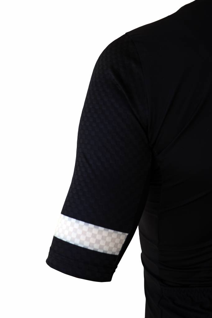 Textile Vélo - Maillot manches courtes noir et blanc