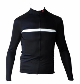 Textile Vélo - Maillot manches longues noire et blanc