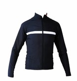 Textile Vélo - Veste manches longues, coupe-vent noir et blanc