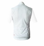Textile Vélo - Gilet coupe-vent sans manches blanc