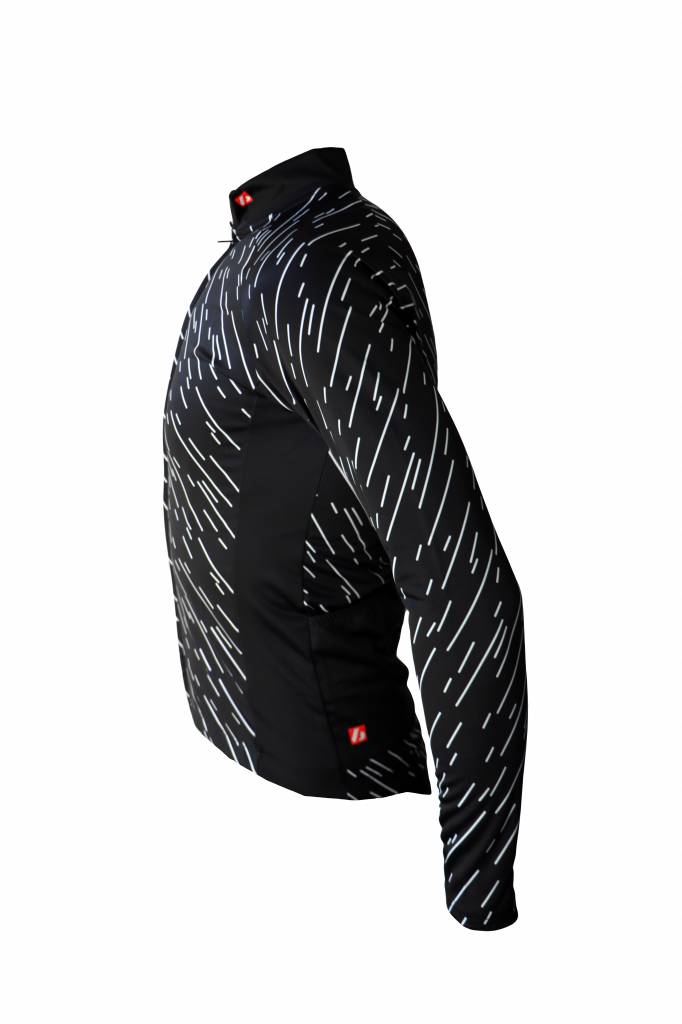 Textile Vélo - Veste manches longues, coupe-vent noir
