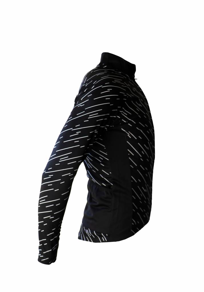 Textile Vélo - Veste manches longues, coupe-vent noir