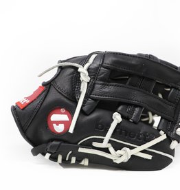 GL-120 gant de baseball cuir de compétition outfield 12", noir