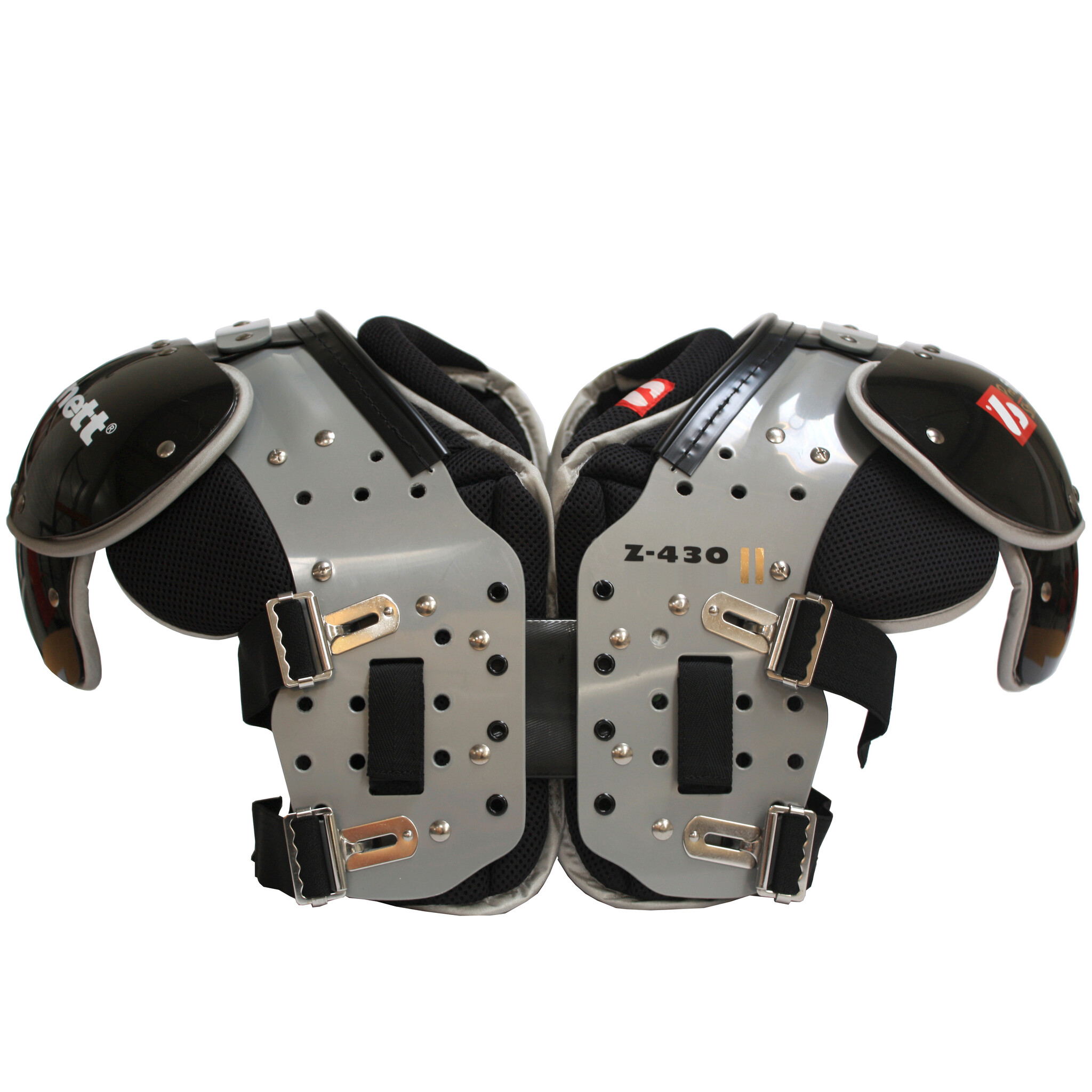 Z-430 II épaulière de football américain Elite light, noir   HB–FB–LB–TE-DL
