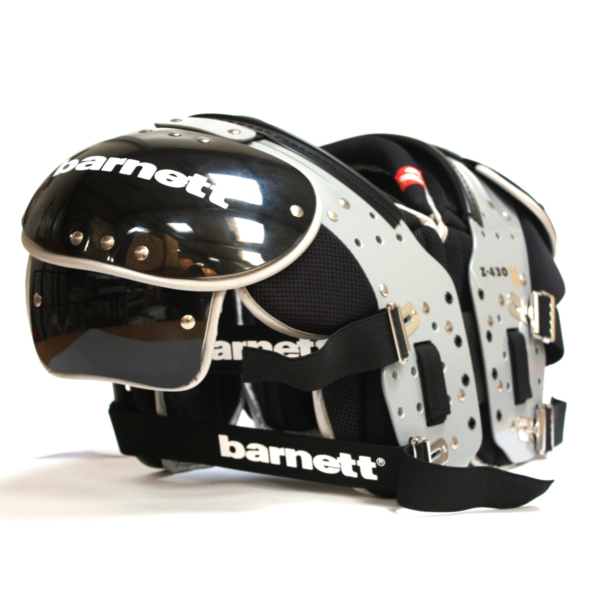 Z-430 II épaulière de football américain Elite light, noir   HB–FB–LB–TE-DL