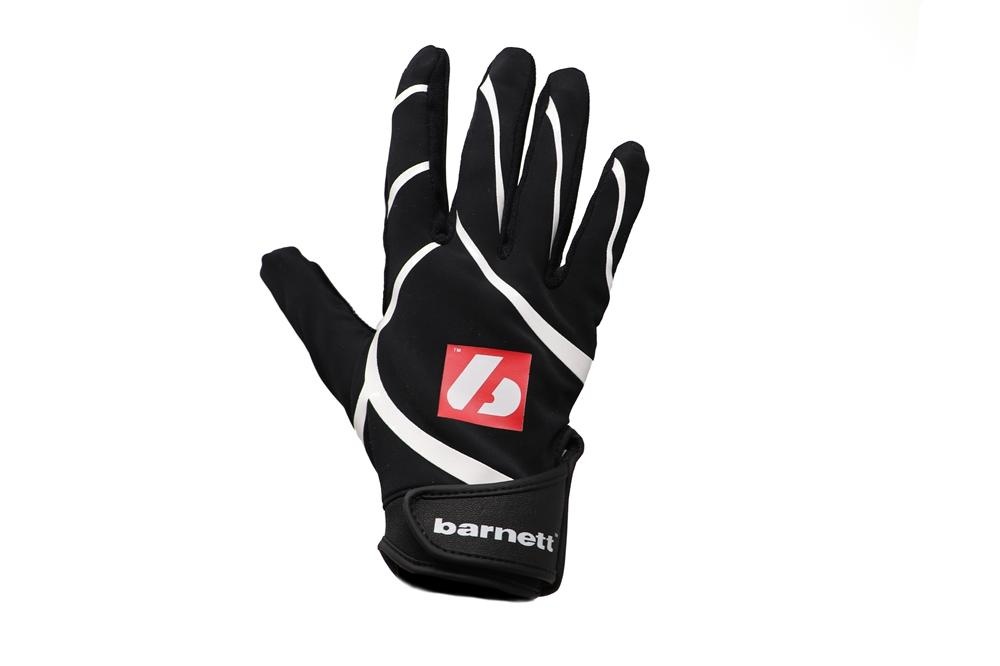 Barnett FRG-03 gants de football américain de pro receveur , RE,DB,RB,  Noir